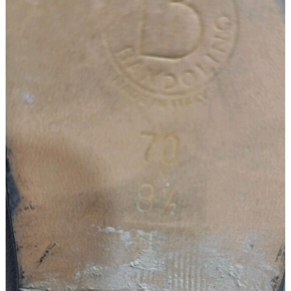 Bandolino Cowboy Boots Women's Black Leather Western Boots Size 8.5 - Picture 10 of 11